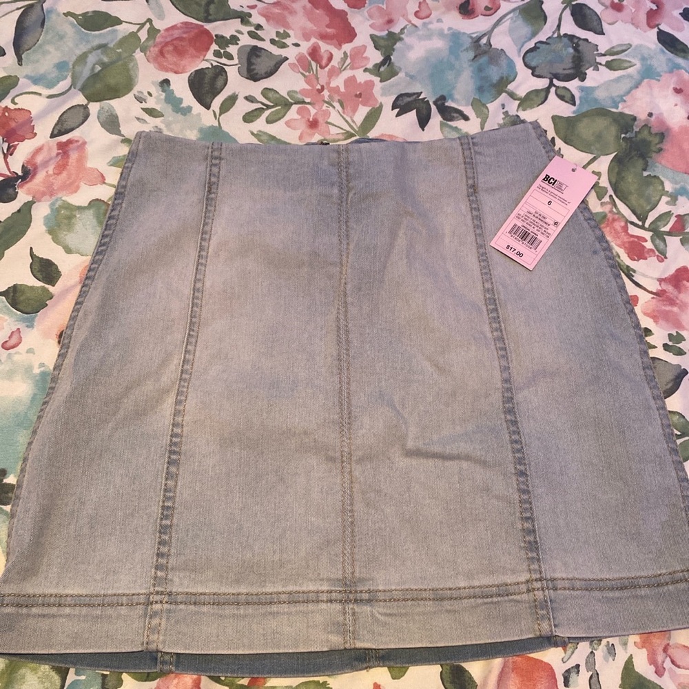 Stretchy Jeans Skirt